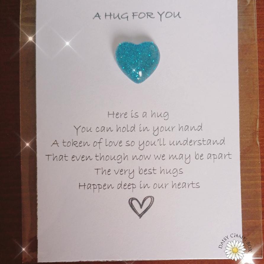 Pocket Hug – Mini Hug Token – Keepsake Gift –Thinking of You–Friendship Gift–Comfort Token–Support Gift–Long Distance Gift–Hug in a Pocket
