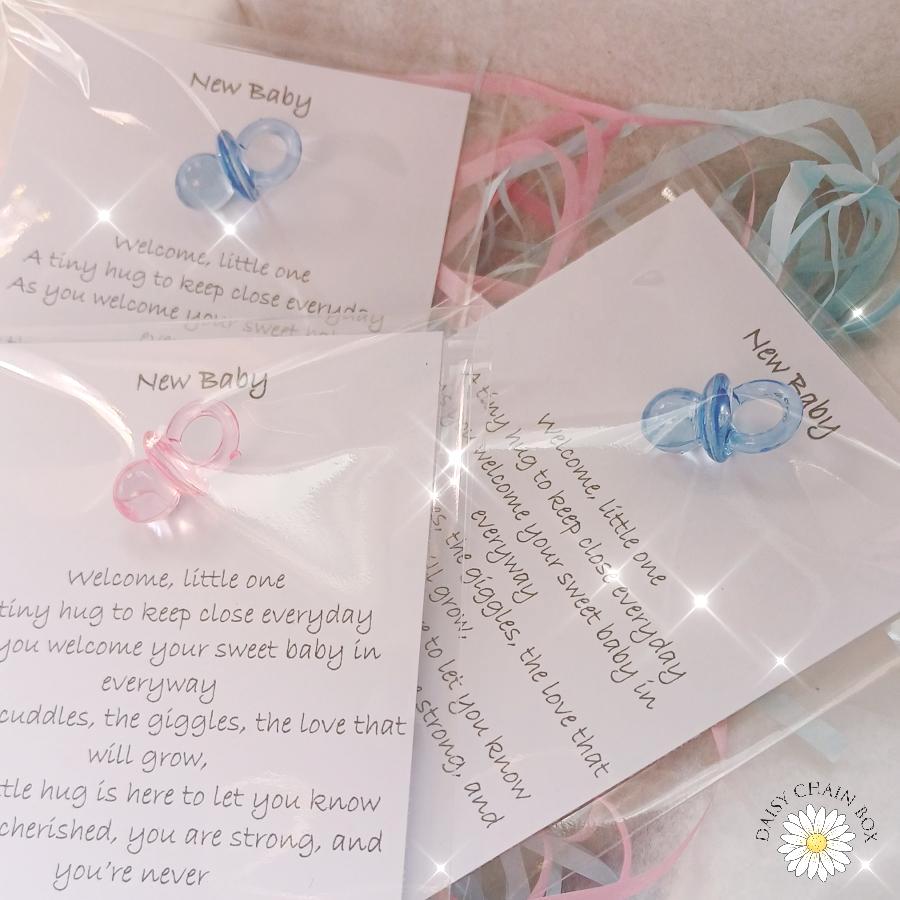 New Baby Pocket Hug β Congratulations Gift for New Mum & Dad, Baby Shower Keepsake, Letterbox Gift for New Parents