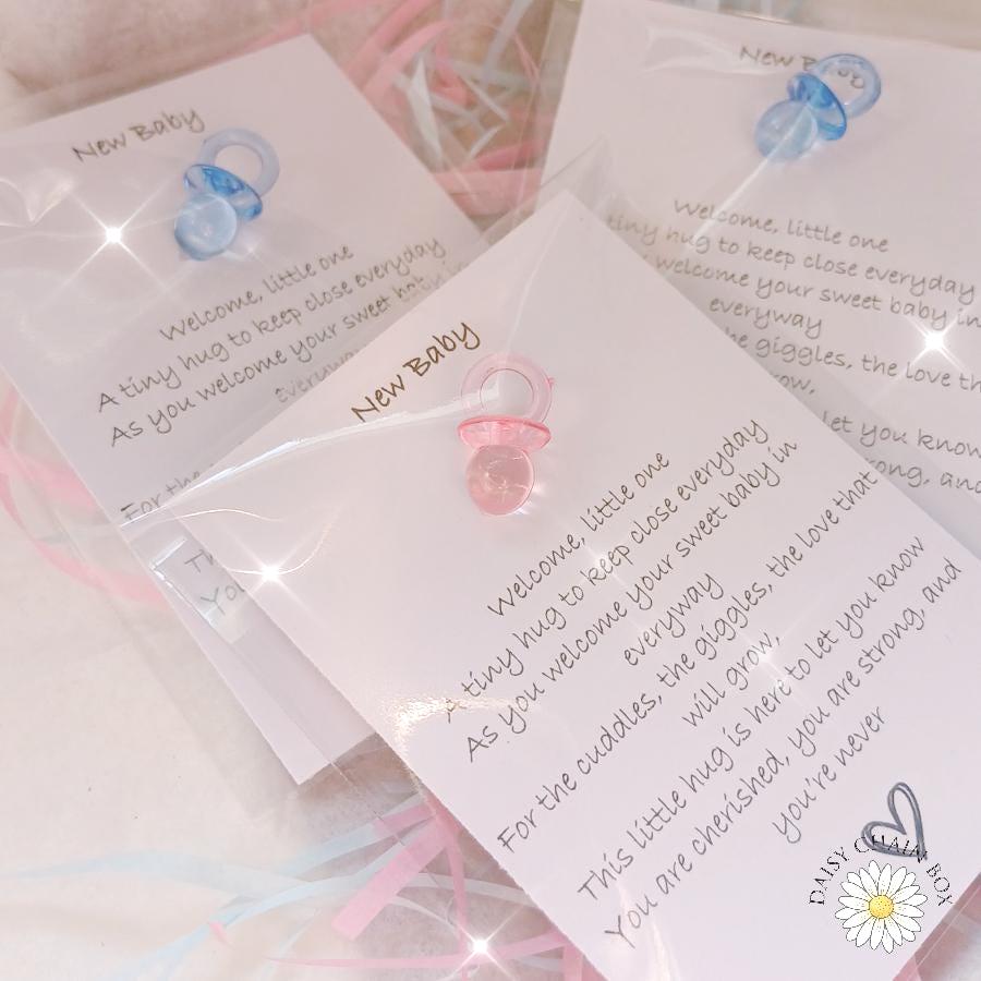 New Baby Pocket Hug β Congratulations Gift for New Mum & Dad, Baby Shower Keepsake, Letterbox Gift for New Parents