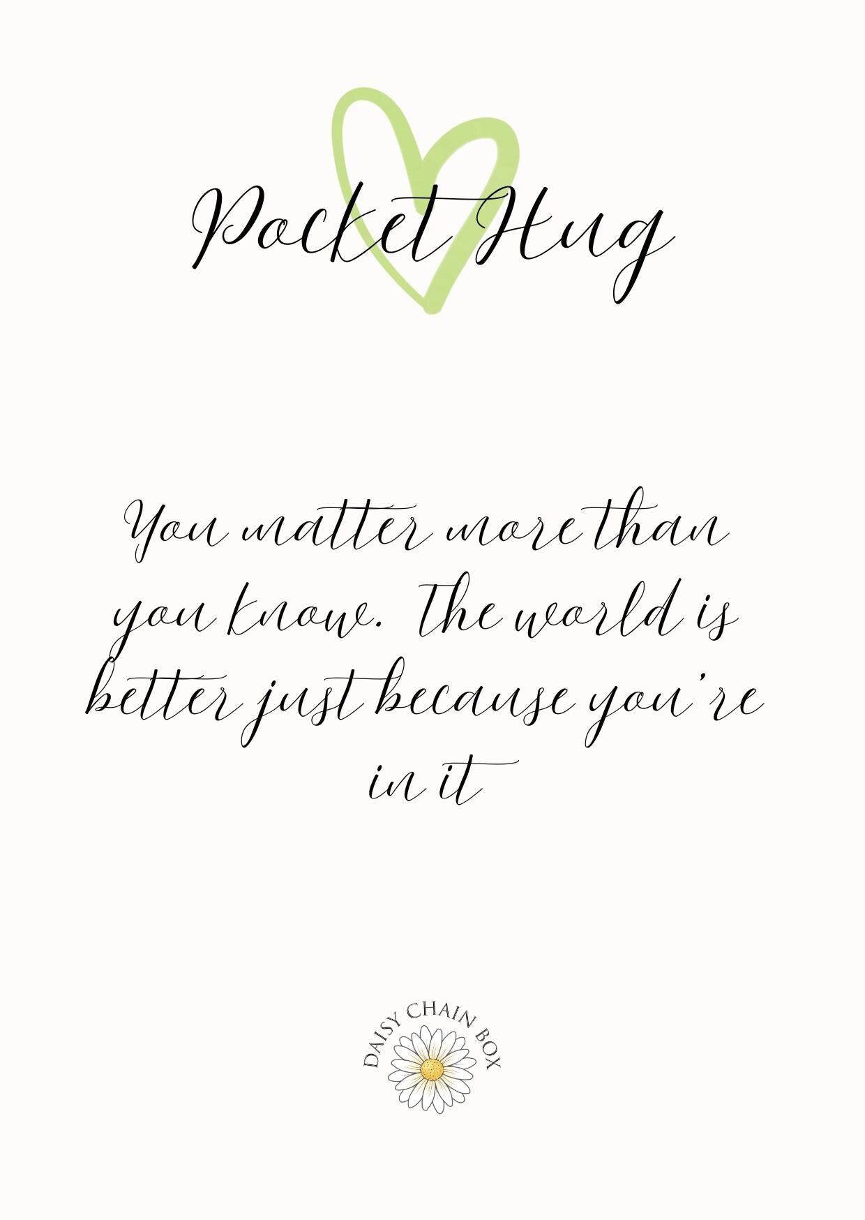 Printable Pocket Hug Set of 5 (A6 each) |Digital Download PDF, Instant Love & Positivity Cards, Cute Pocket Hug Cards, Thoughtful Gift Idea