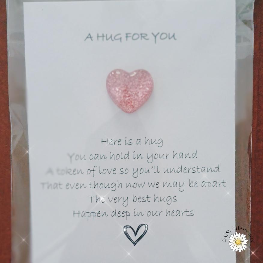 Pocket Hug – Mini Hug Token – Keepsake Gift –Thinking of You–Friendship Gift–Comfort Token–Support Gift–Long Distance Gift–Hug in a Pocket