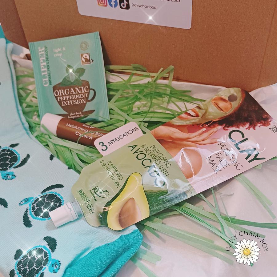 Mini Green Gift Box – Self-Care Pamper Set – Birthday, Thank You, Thinking of You, Relaxation Gift (Free UK Delivery!)