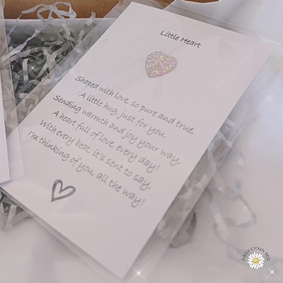 Heart Pocket Hug – Mini Keepsake Gift, Thinking of You Token, Hug in the Post, Letterbox Gift, Small Gift for Friend or Loved One