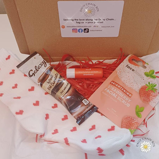 Mini Red Gift Box – Pamper & Self-Care Treat – Birthday, Thinking of You, Thank You Gift (Free UK delivery!)