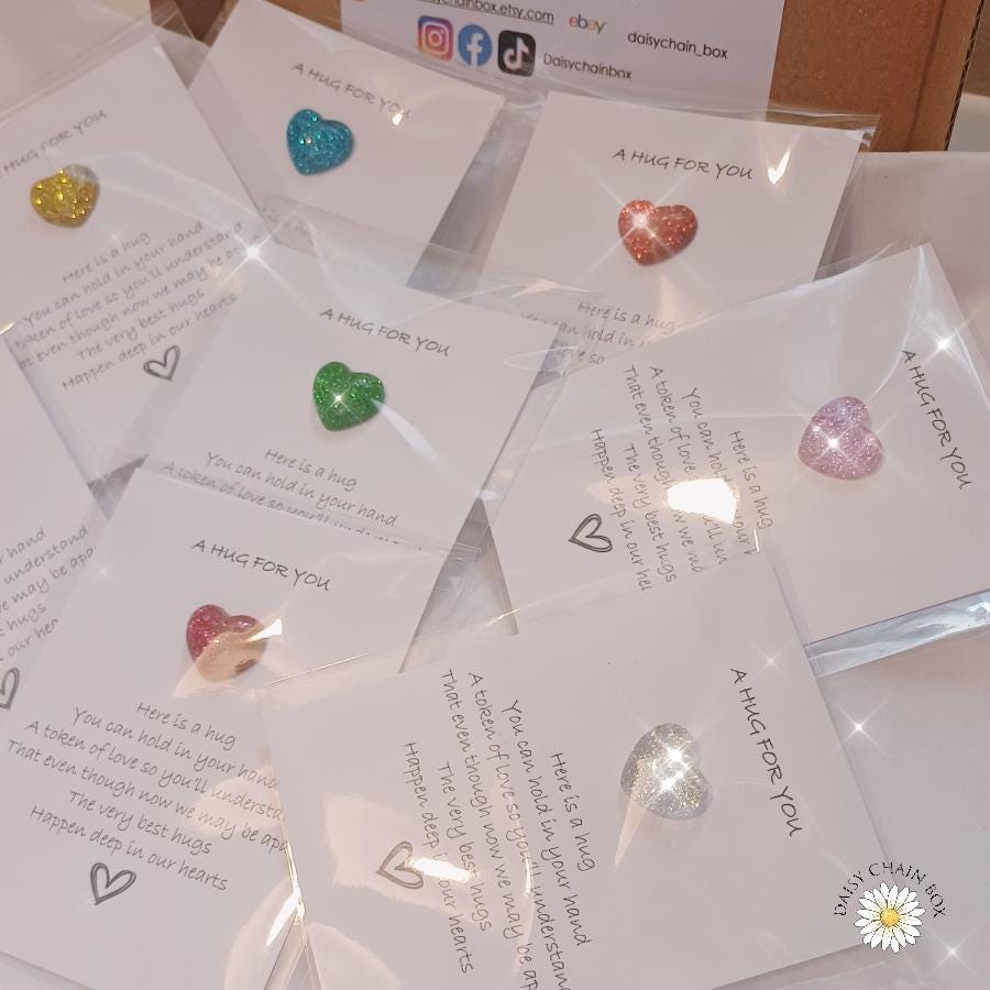 Pocket Hug – Mini Hug Token – Keepsake Gift –Thinking of You–Friendship Gift–Comfort Token–Support Gift–Long Distance Gift–Hug in a Pocket