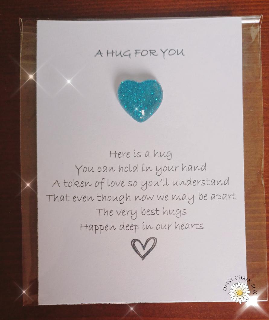 Pocket Hug – Mini Hug Token – Keepsake Gift –Thinking of You–Friendship Gift–Comfort Token–Support Gift–Long Distance Gift–Hug in a Pocket