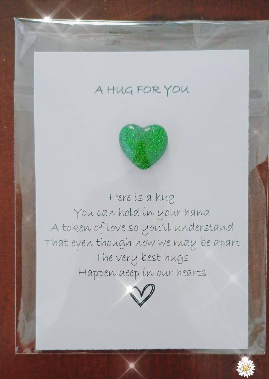 Pocket Hug – Mini Hug Token – Keepsake Gift –Thinking of You–Friendship Gift–Comfort Token–Support Gift–Long Distance Gift–Hug in a Pocket