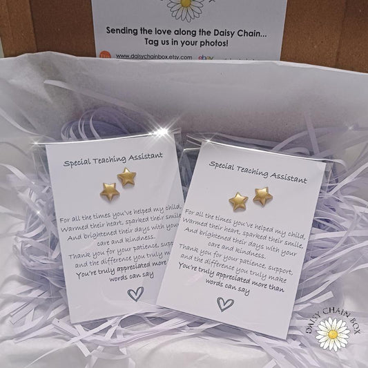 Special Teaching Assistant Pocket Hug - Gold Star | Thank You Gift | End of Term Token | TA Appreciation Keepsake | Teaching Assistant Gift