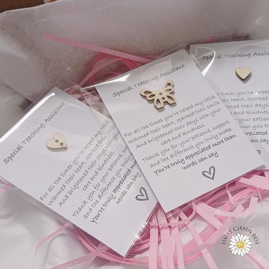 Special Teaching Assistant Pocket Hug - Variety | Thank You Gift | End of Term Token | TA Appreciation Keepsake | Teaching Assistant Gift