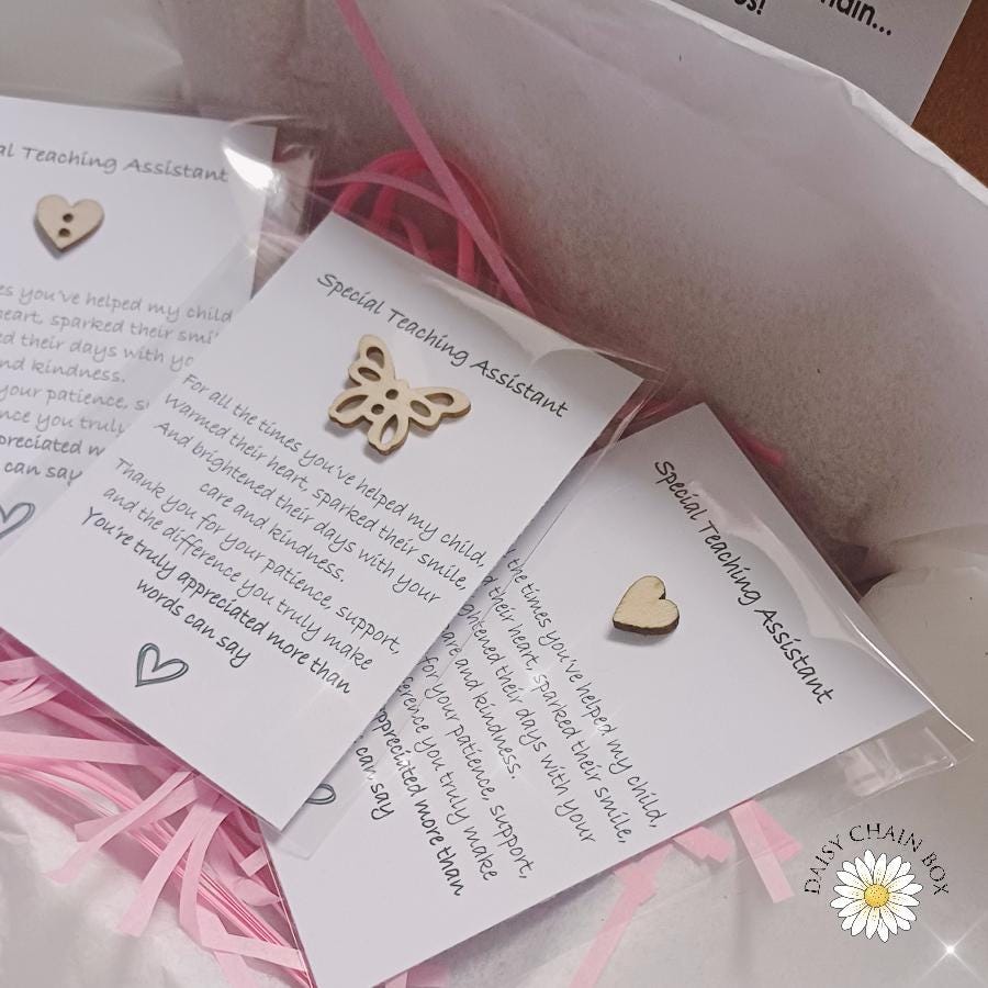 Special Teaching Assistant Pocket Hug - Variety | Thank You Gift | End of Term Token | TA Appreciation Keepsake | Teaching Assistant Gift