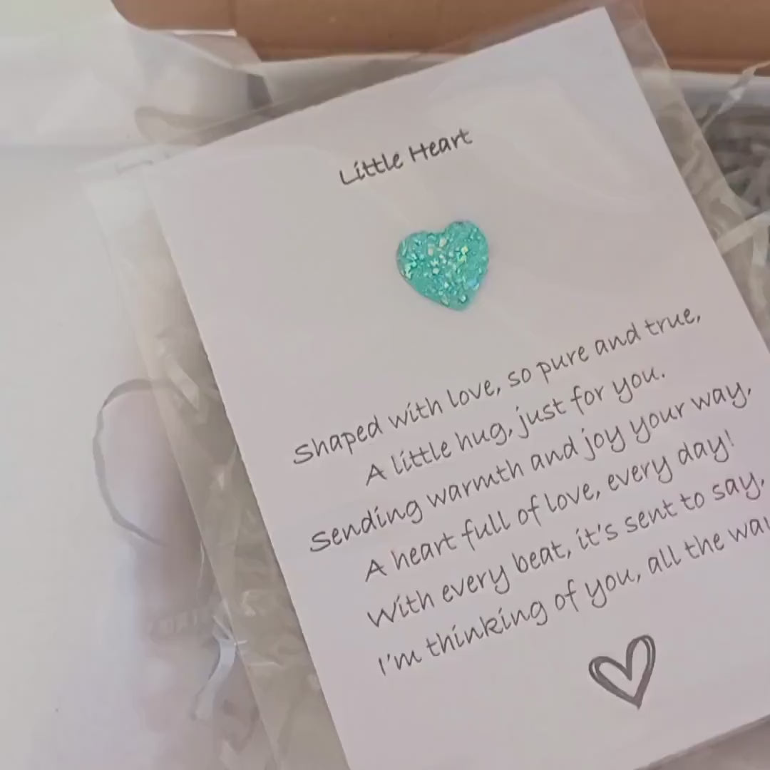 Heart Pocket Hug – Mini Keepsake Gift, Thinking of You Token, Hug in the Post, Letterbox Gift, Small Gift for Friend or Loved One